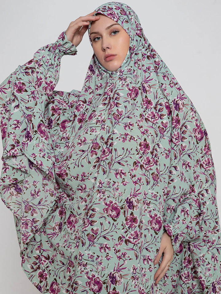 Sea-Green-100%-Polyester-Namaz-Dupatta