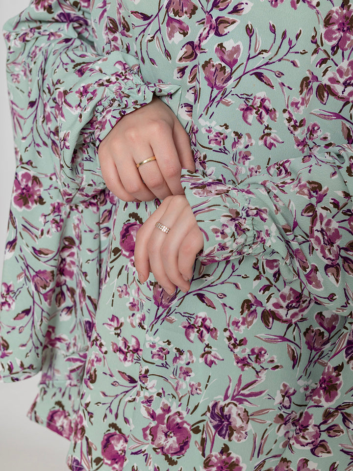 Sea-Green-100%-Polyester-Namaz-Dupatta