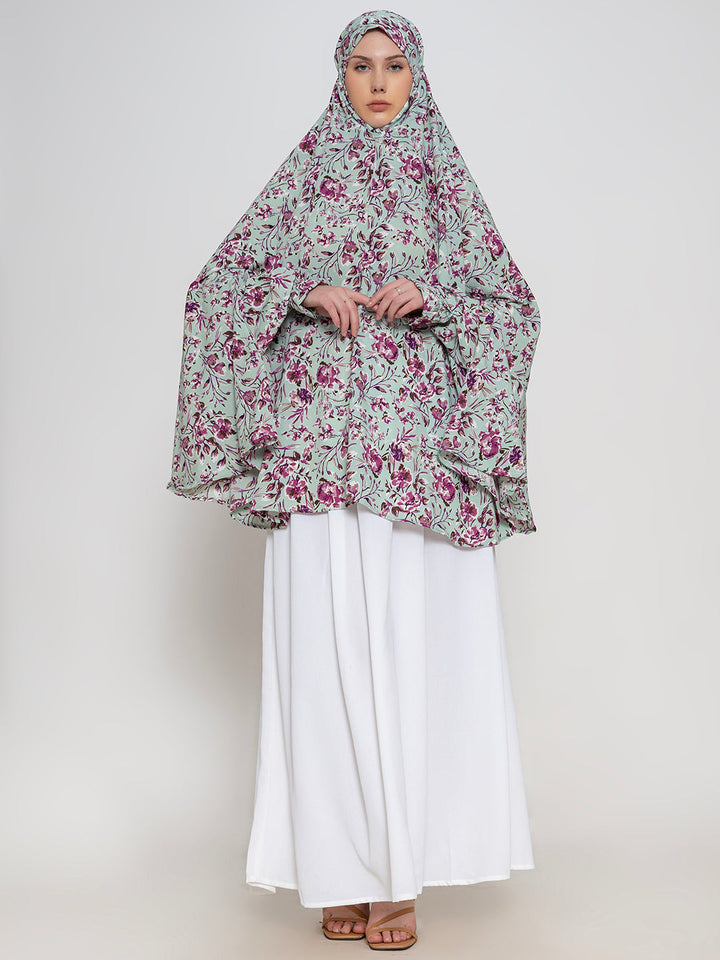 Sea-Green-100%-Polyester-Namaz-Dupatta