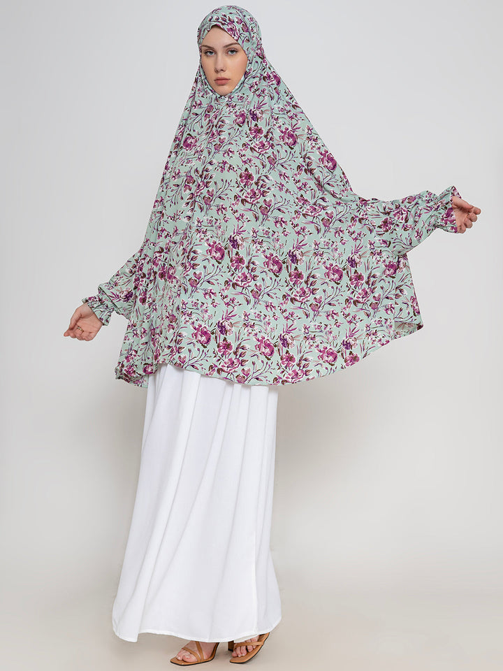 Sea-Green-100%-Polyester-Namaz-Dupatta