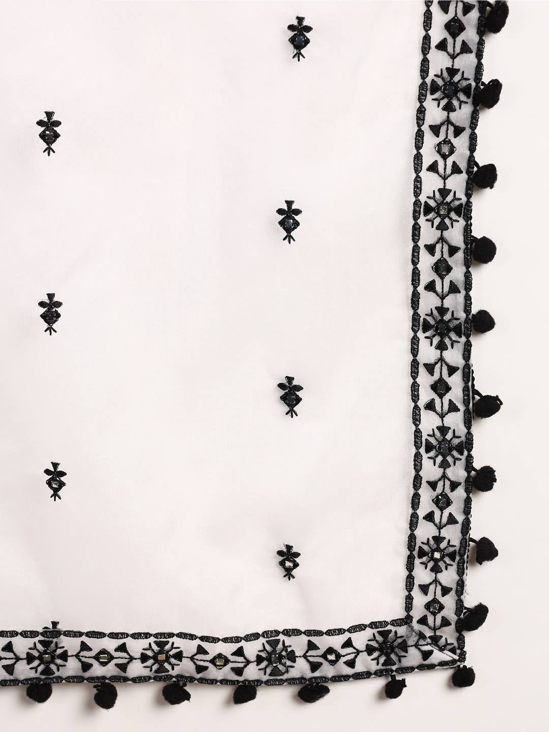 ZERESOUQ-White-Silk-Blend-Thread-Work-A-Line-3-Piece-Kurta-Set