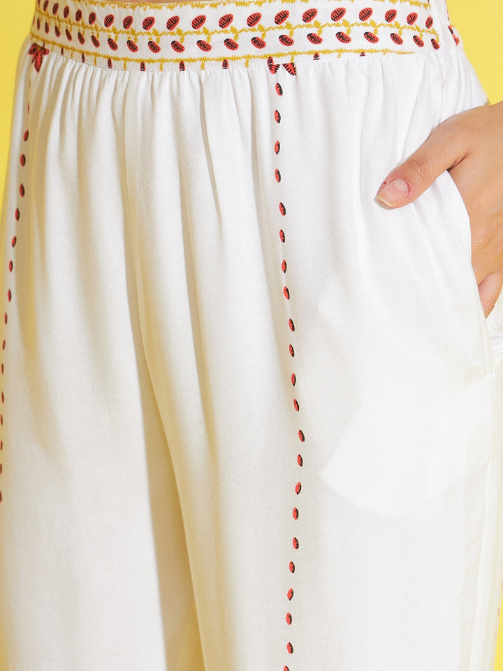 White-&-Red-Rayon-Shrug,-Inner-&-Trouser-3-Piece-Co-Ord-Set