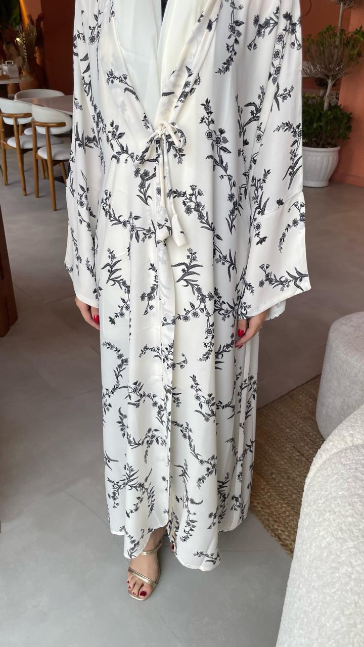 White-Georgette-Monochrome-Kimono-&-Sheila-Set