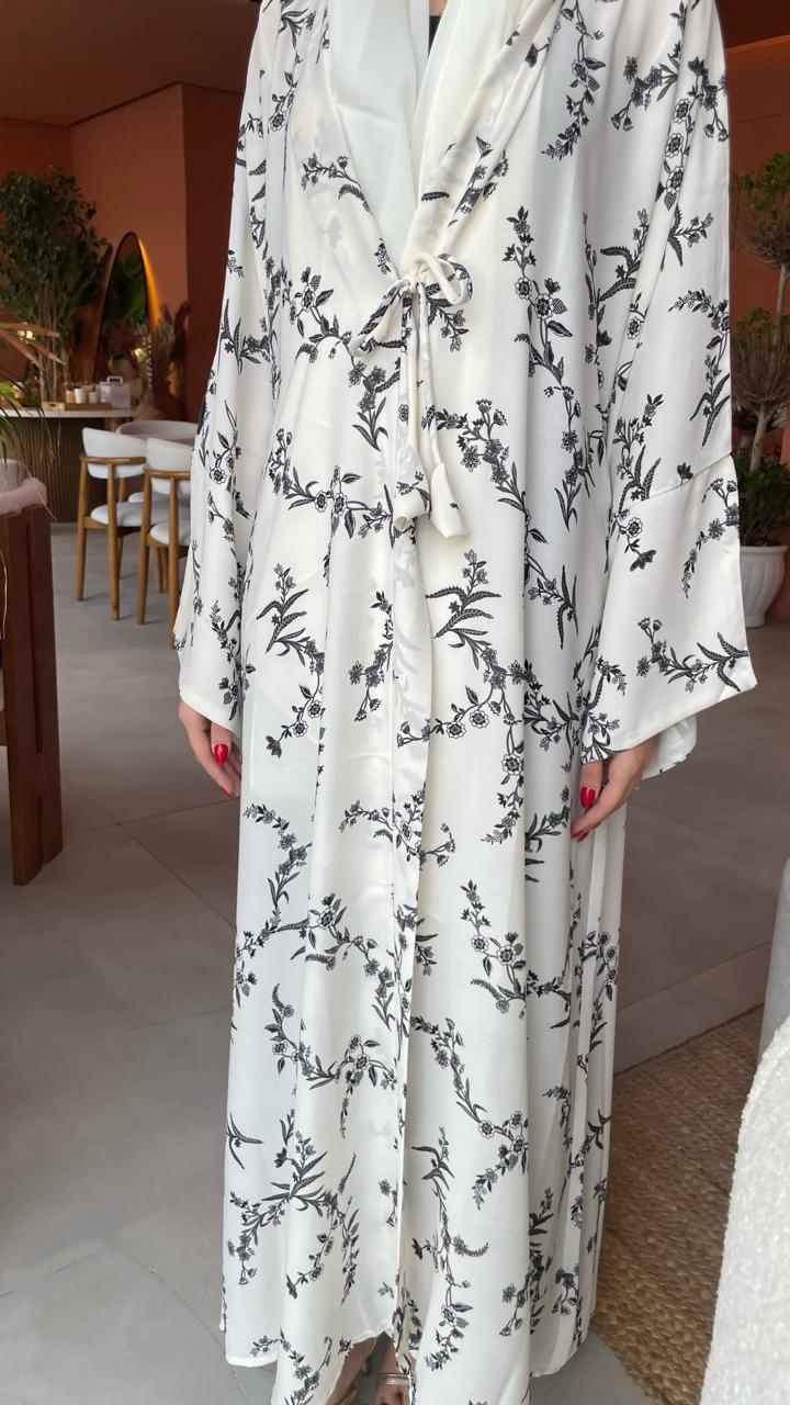 White-Georgette-Monochrome-Kimono-&-Sheila-Set