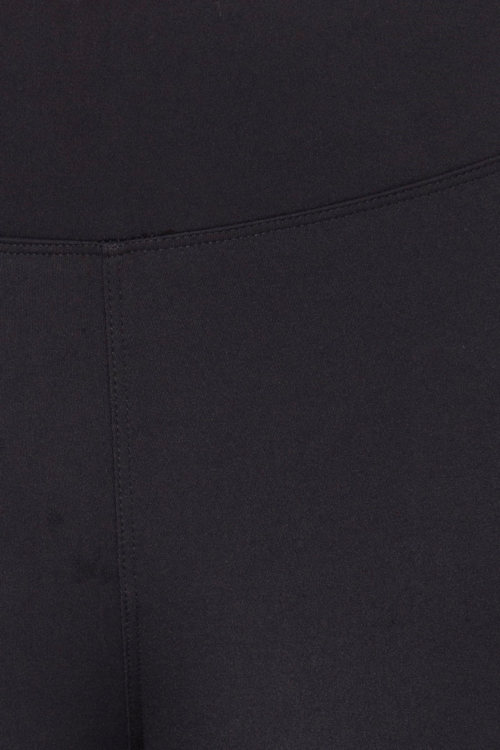 Black-Polyester-Snug-Fit-Active-Ankle-Length-Tights