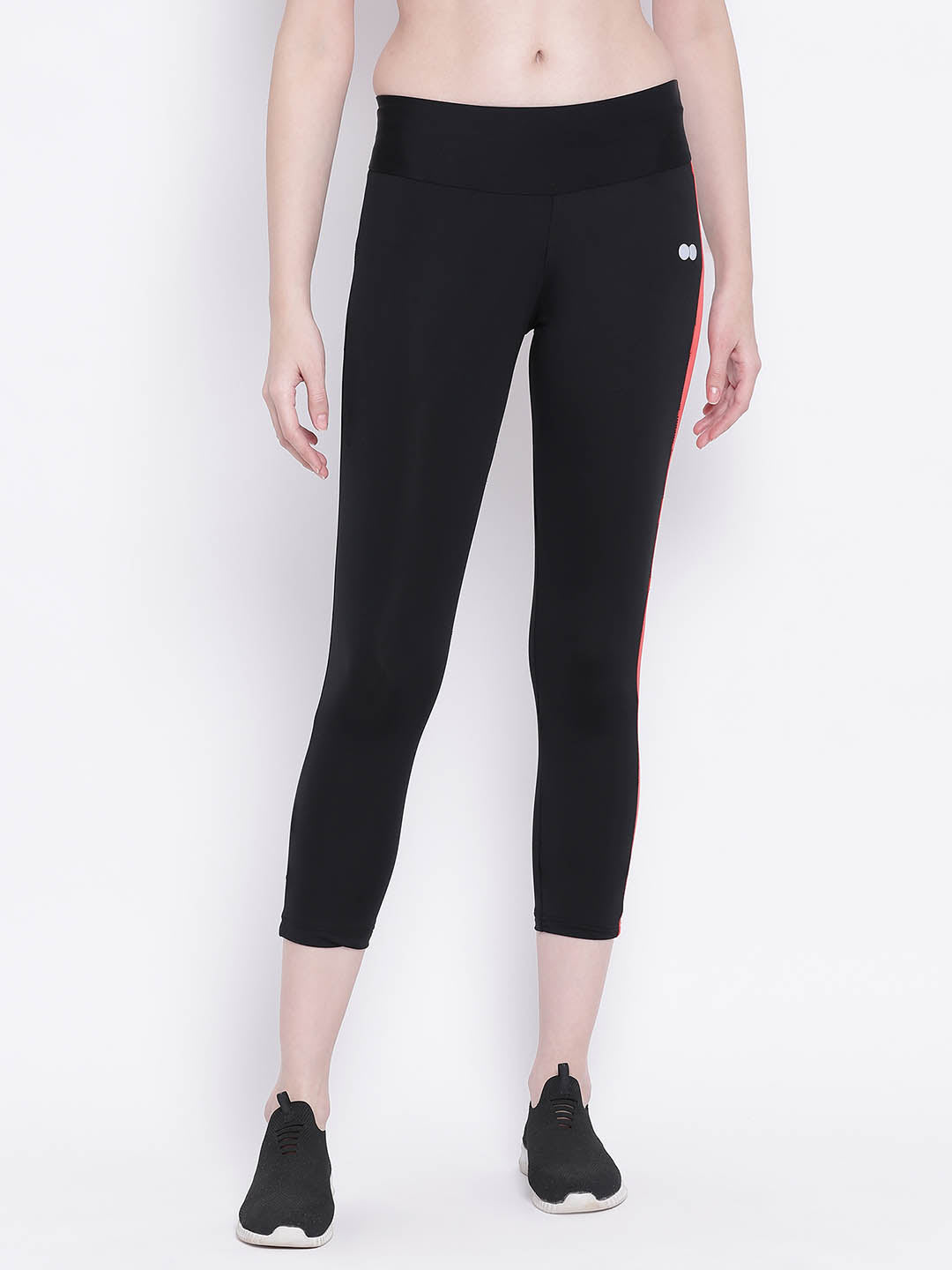Active Ankle Length Tights In Black
