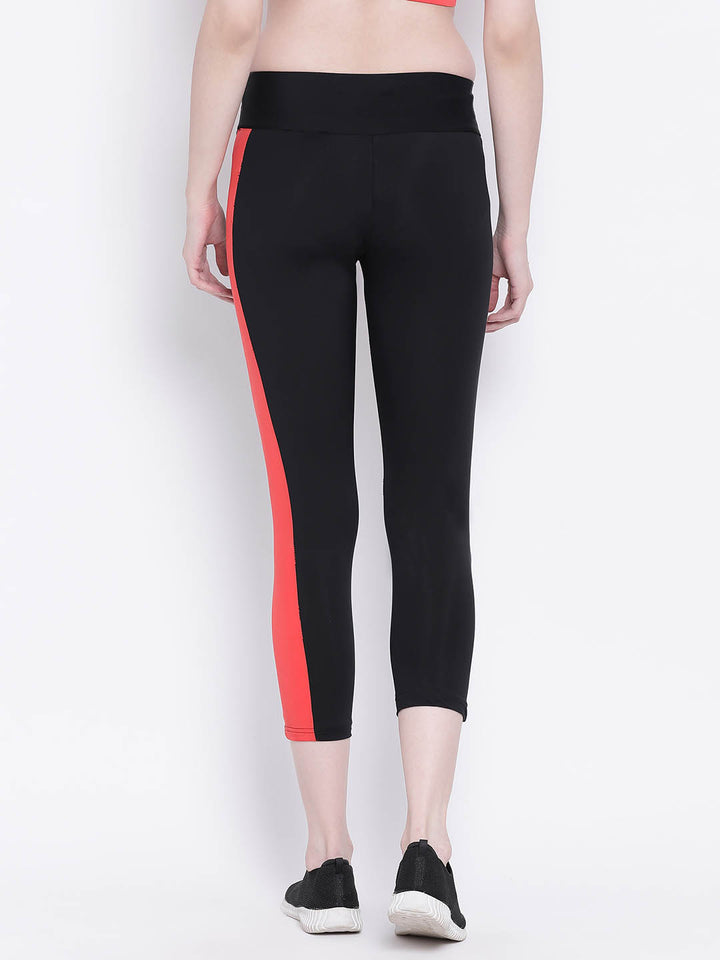 Active Ankle Length Tights In Black