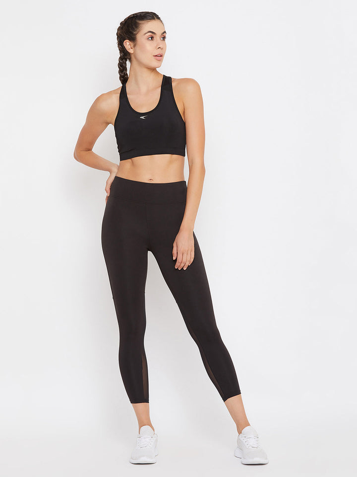Activewear Ankle Length Tights In Black