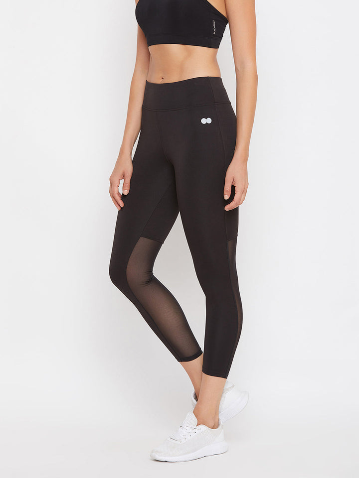 Activewear Ankle Length Tights In Black