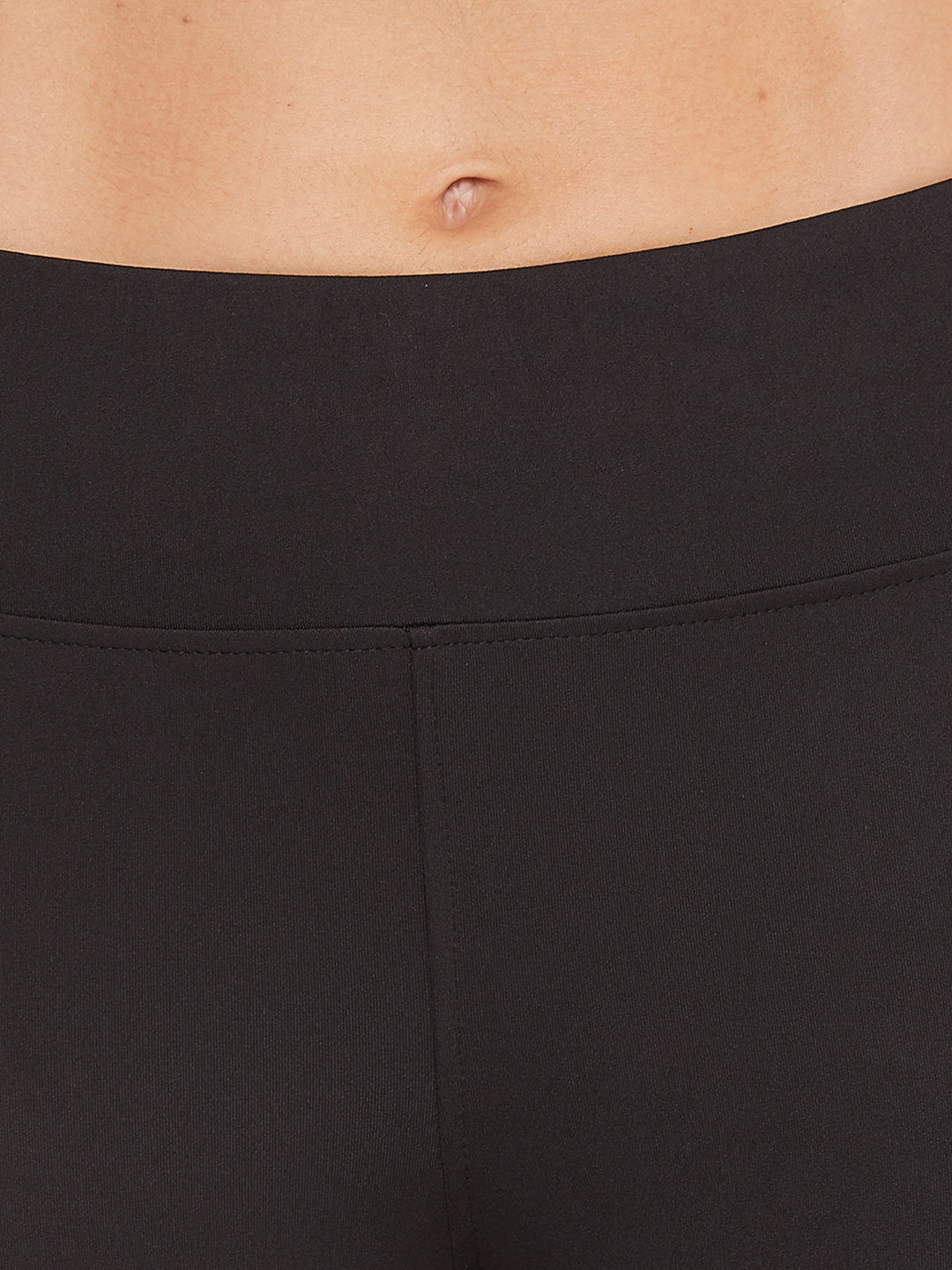 Activewear Ankle Length Tights In Black