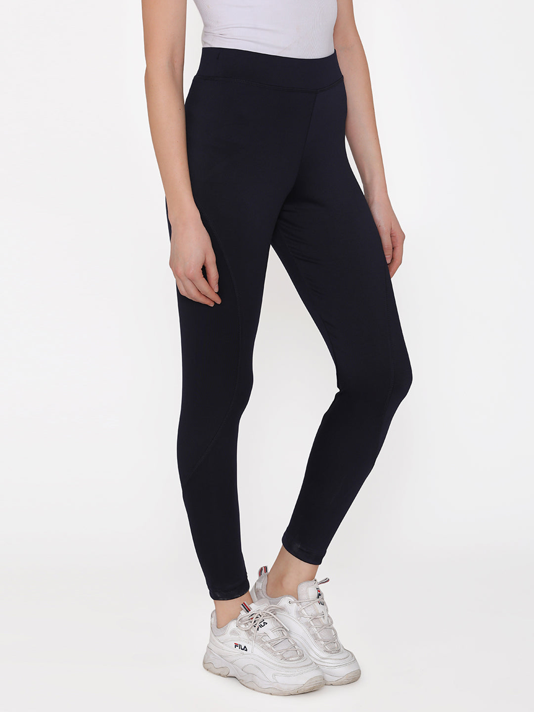 Activewear Gym/Sports Tights In Navy Blue