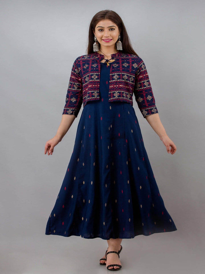 Anarkali Kurta And Detachable Jacket