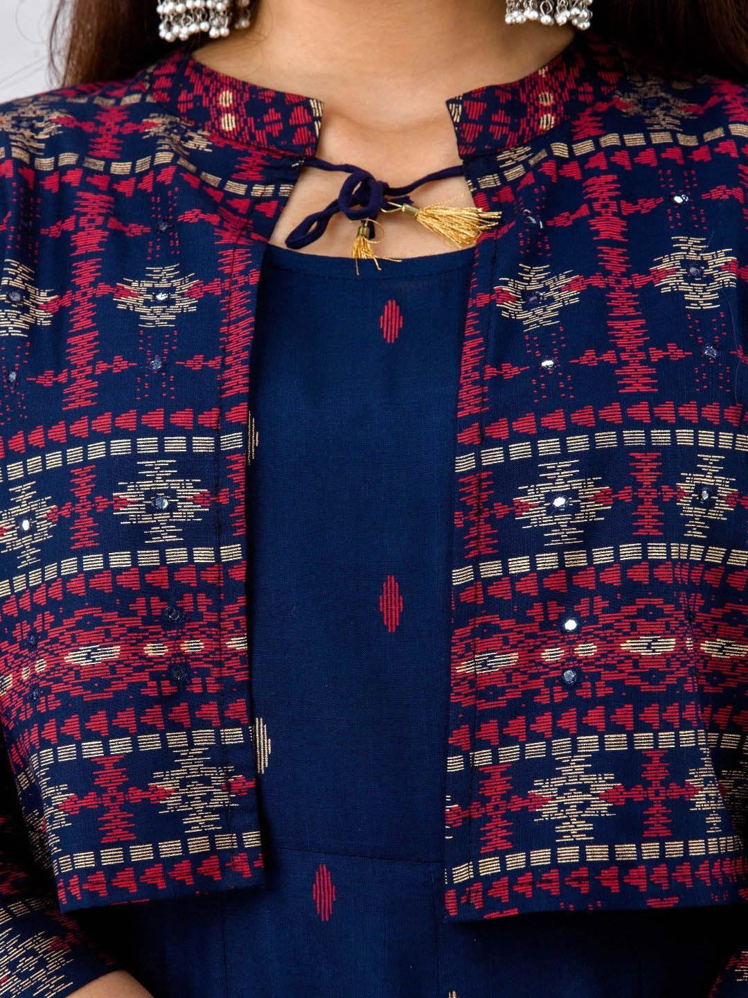 Anarkali Kurta And Detachable Jacket