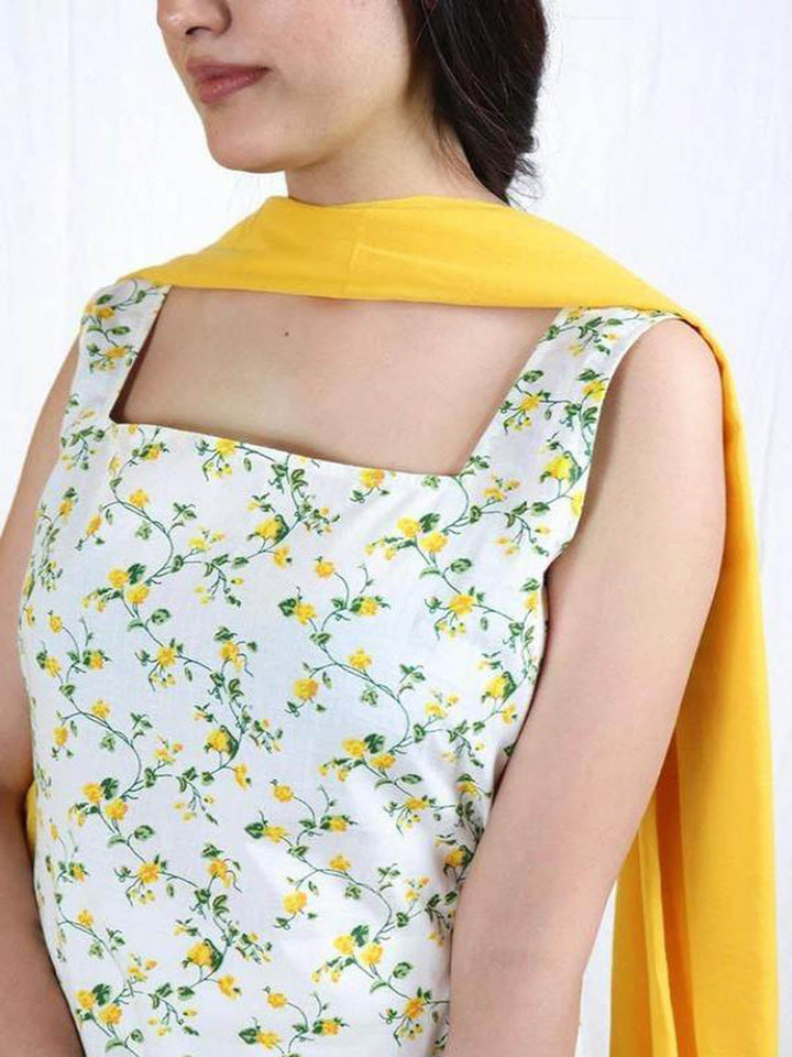 Basantah-Sleevless-Kurta-Set-(Set-Of-3)