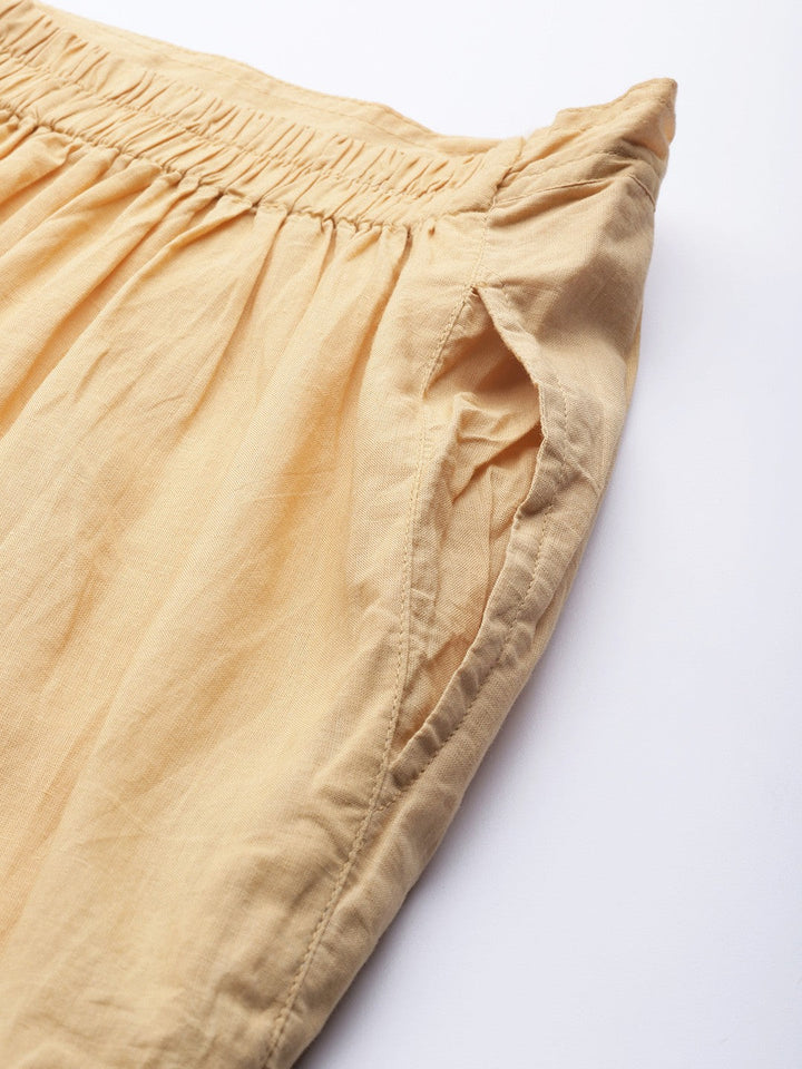 Beige-Lucknow-Chikankari-Sustainable-Trousers