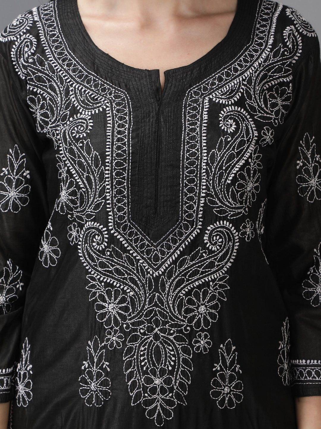 Black-Chanderi-Kurta-in-White-Embroidery