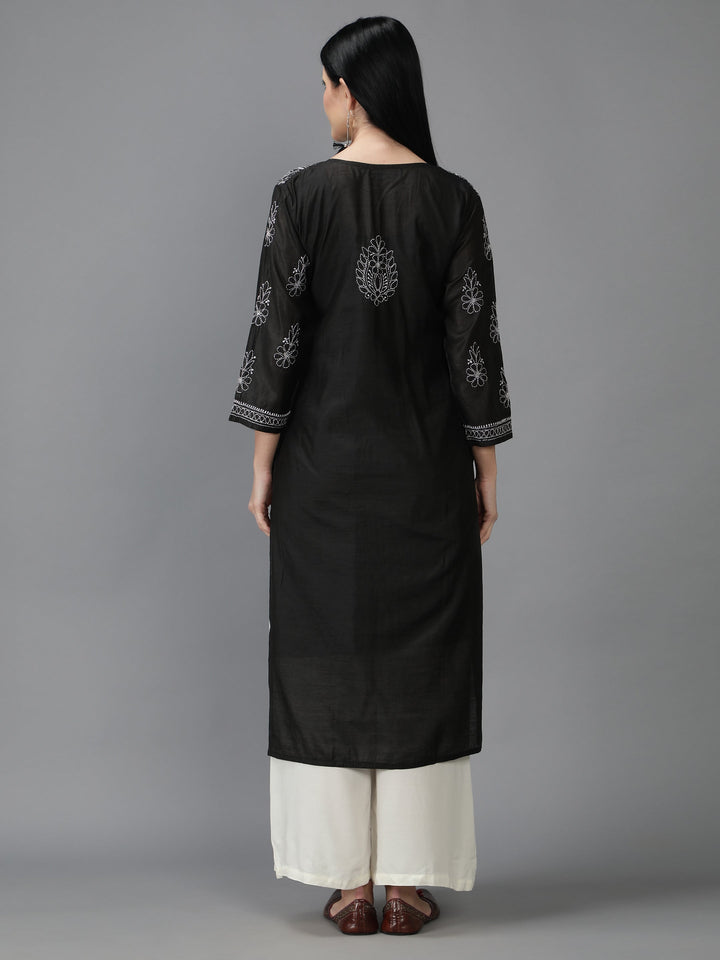 Black-Chanderi-Kurta-in-White-Embroidery