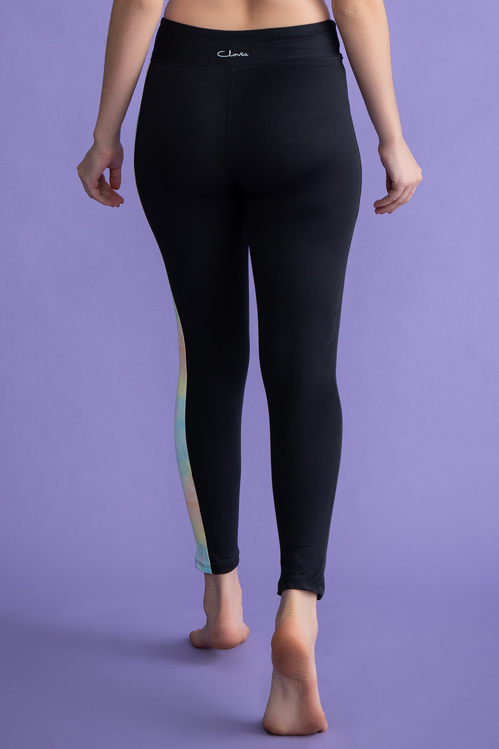 Black Snug-Fit Active Ankle-Length Tights