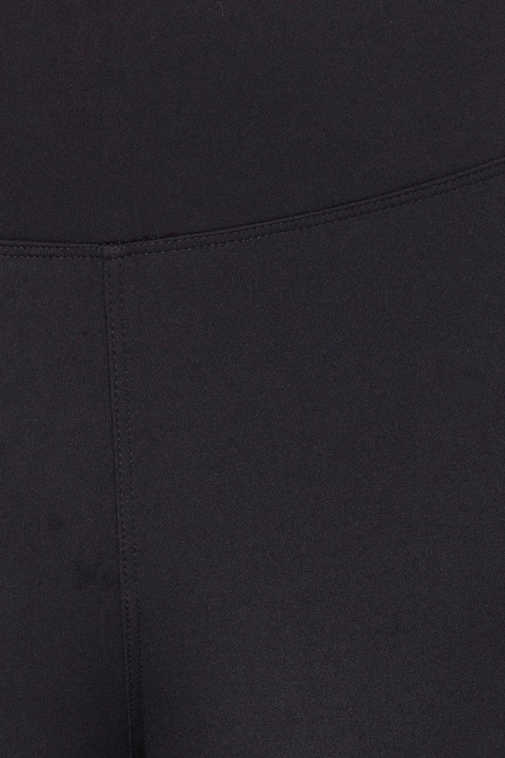 Black Snug-Fit Active Ankle-Length Tights