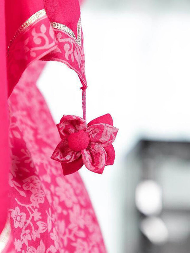 Moh-Pink-Side-Gather'S-Anarkali-(Set-Of-3)