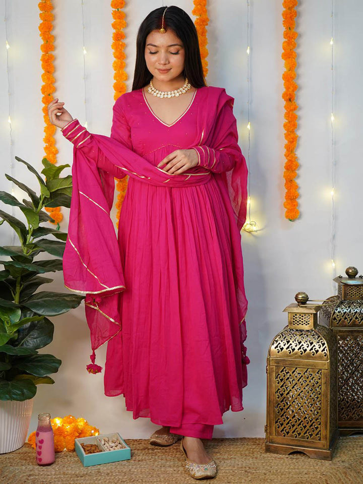 Rani-Gathered-Anarkali-Set-(Set-Of-3)