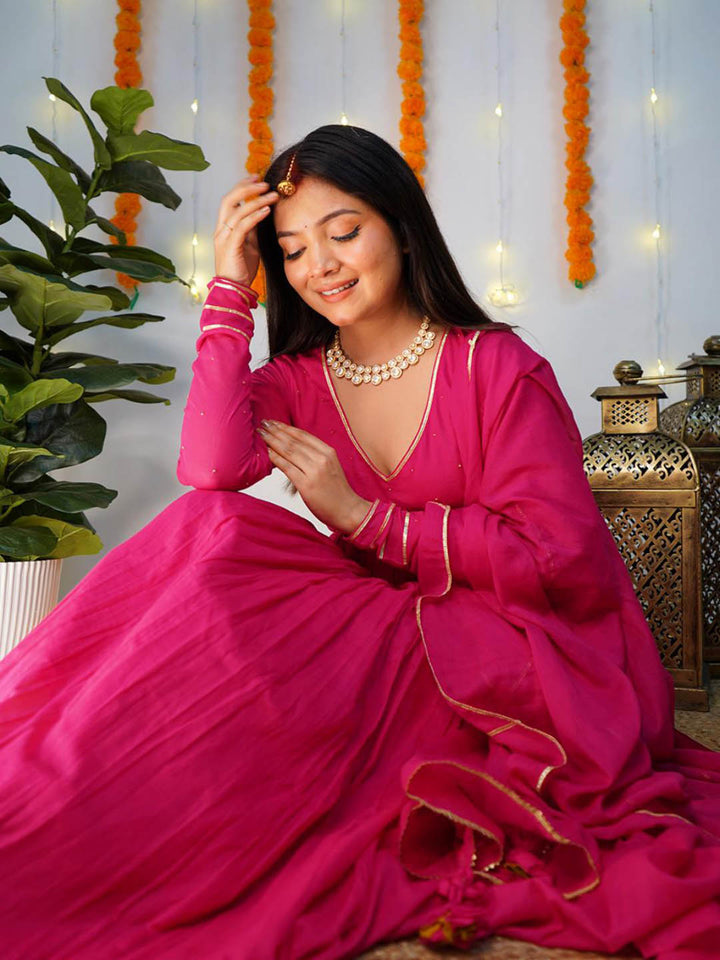 Rani-Gathered-Anarkali-Set-(Set-Of-3)