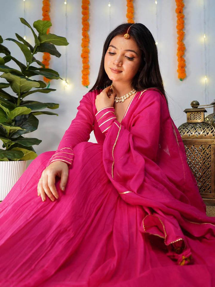 Rani-Gathered-Anarkali-Set-(Set-Of-3)