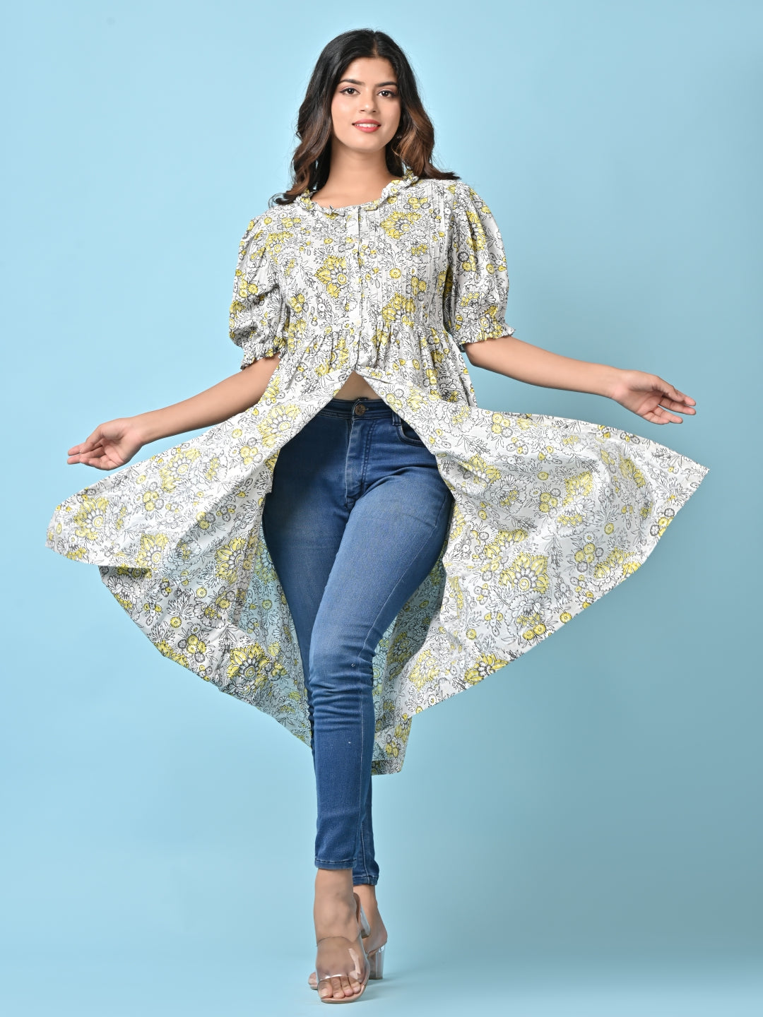 Corn & Grey Baby Dress