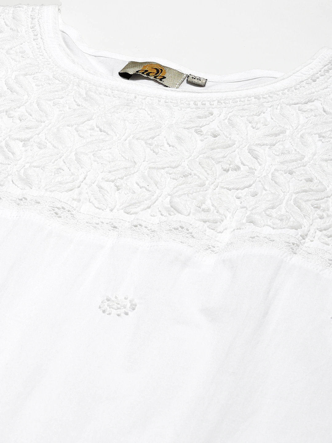 Cotton-Embroidered-Handloom-Kurti-In-White
