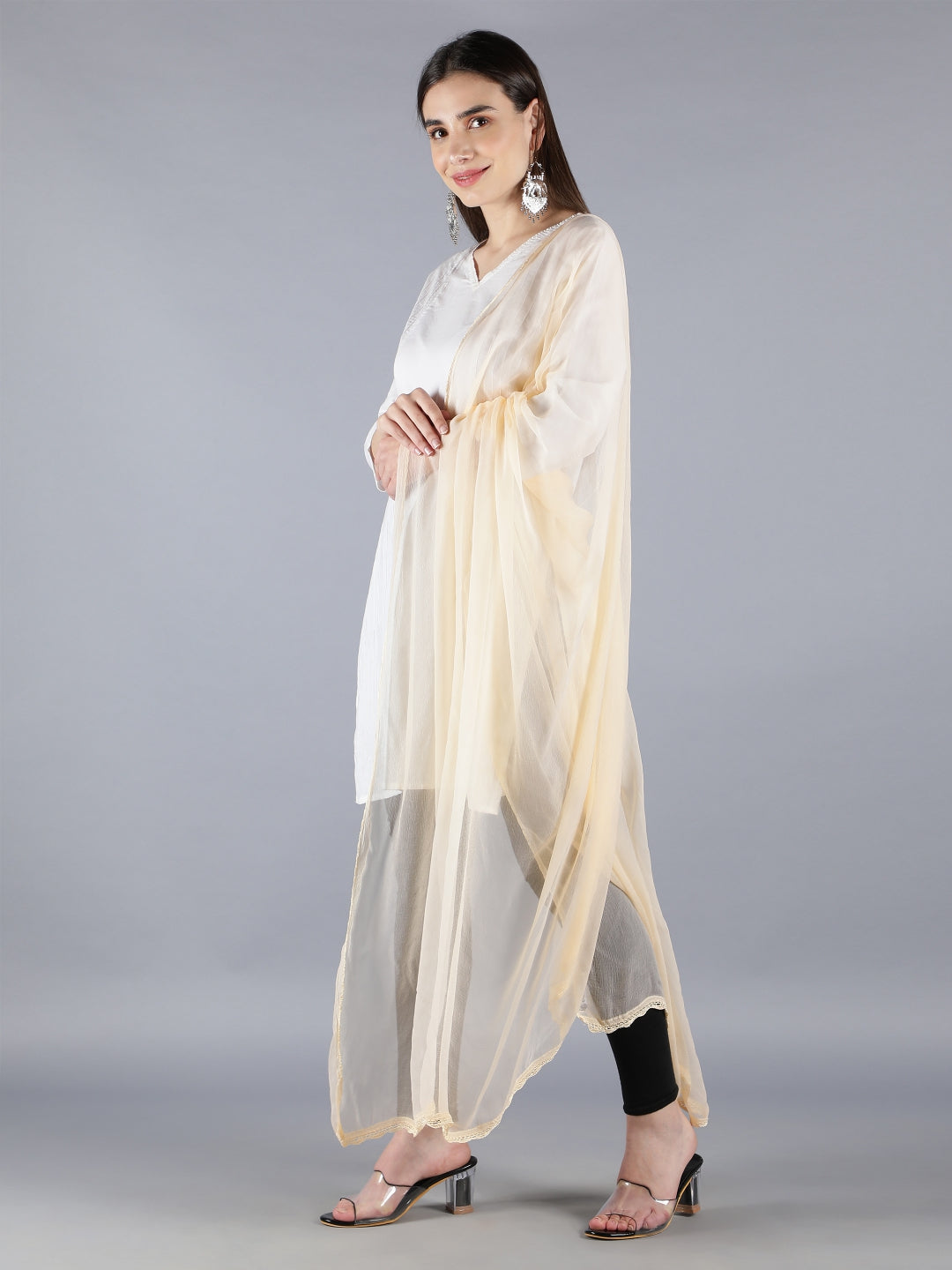 Fawn-Chiffon-Lucknawi-Chikankari-Dupatta