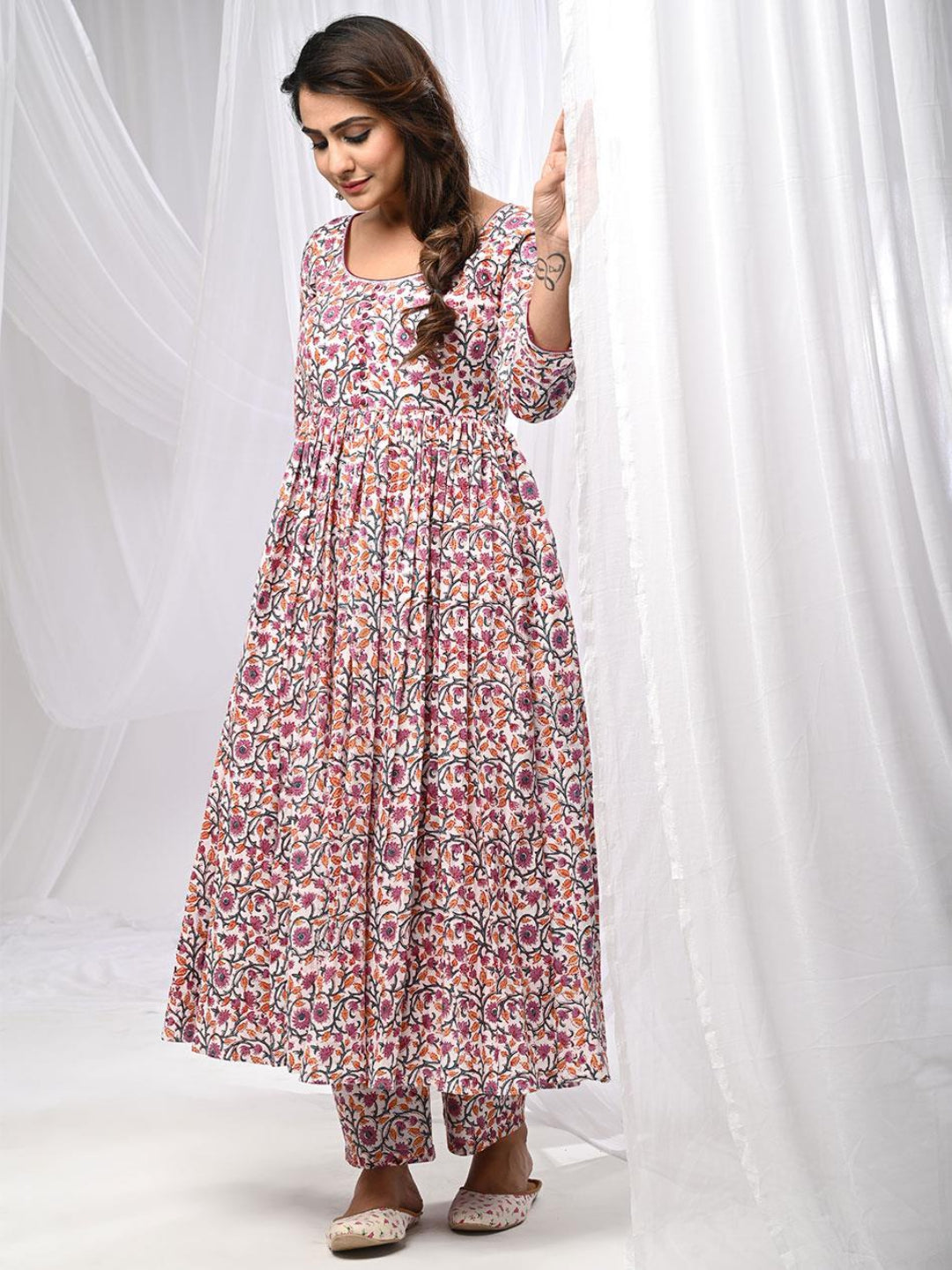 Fulwari-Anarkali-Kurta-Set-With-Dupatta