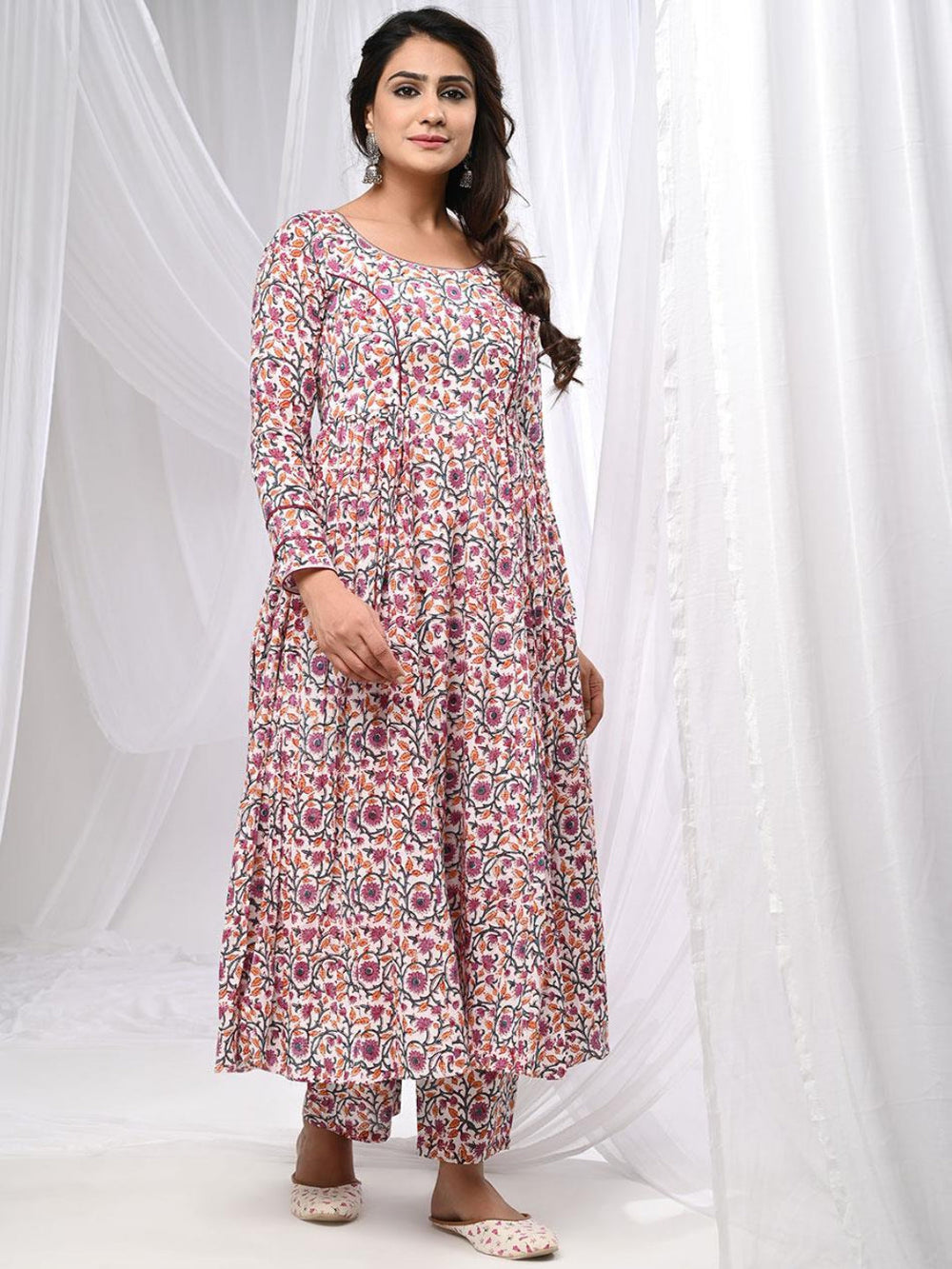 Fulwari-Anarkali-Kurta-&-Pant-With-Dupatta
