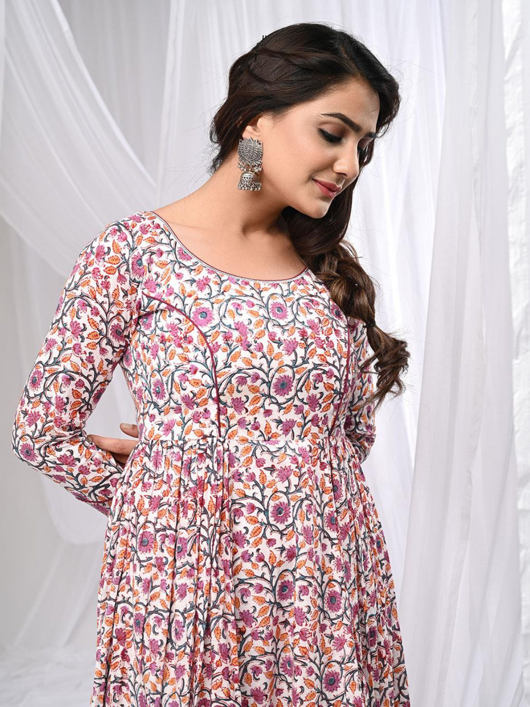 Fulwari-Anarkali-Kurta-&-Pant-With-Dupatta