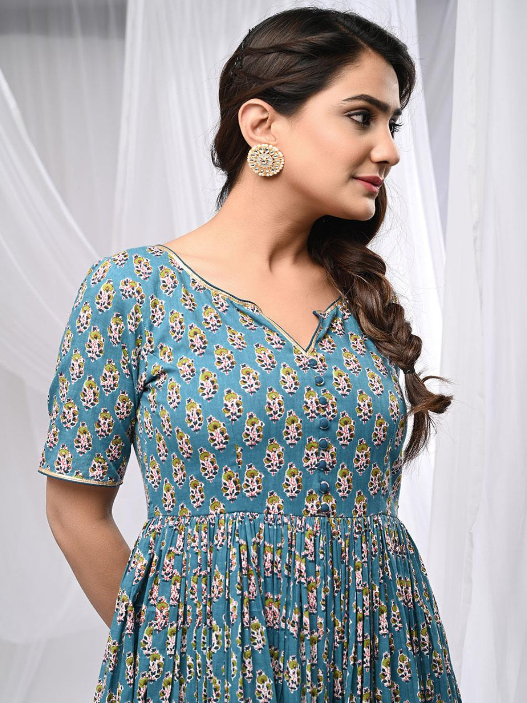 Fulwari-Blue-Anarkali-Kurta-Set-With-Dupatta