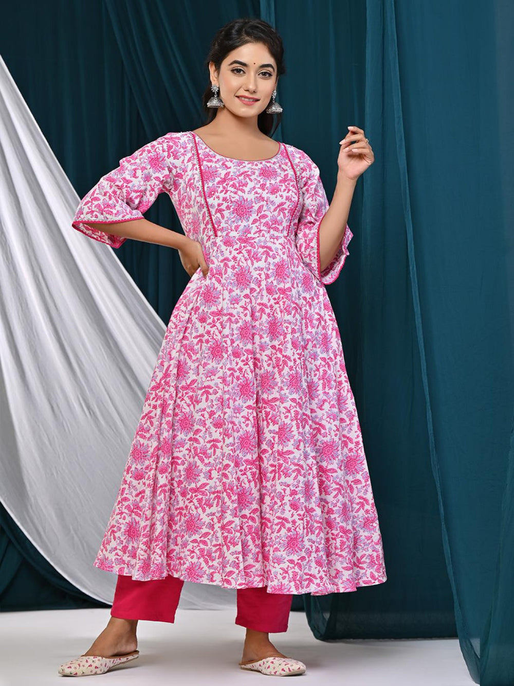 Fulwari-Printed-Anarkali-Set-Of-3