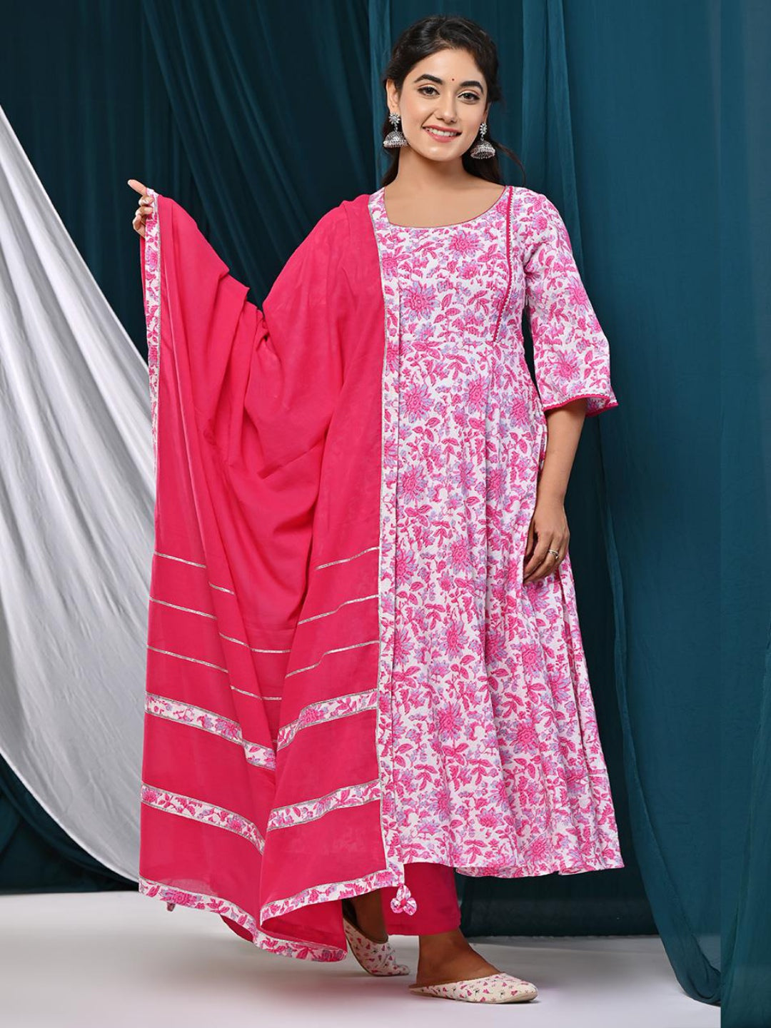 Fulwari-Printed-Anarkali-Set-Of-3