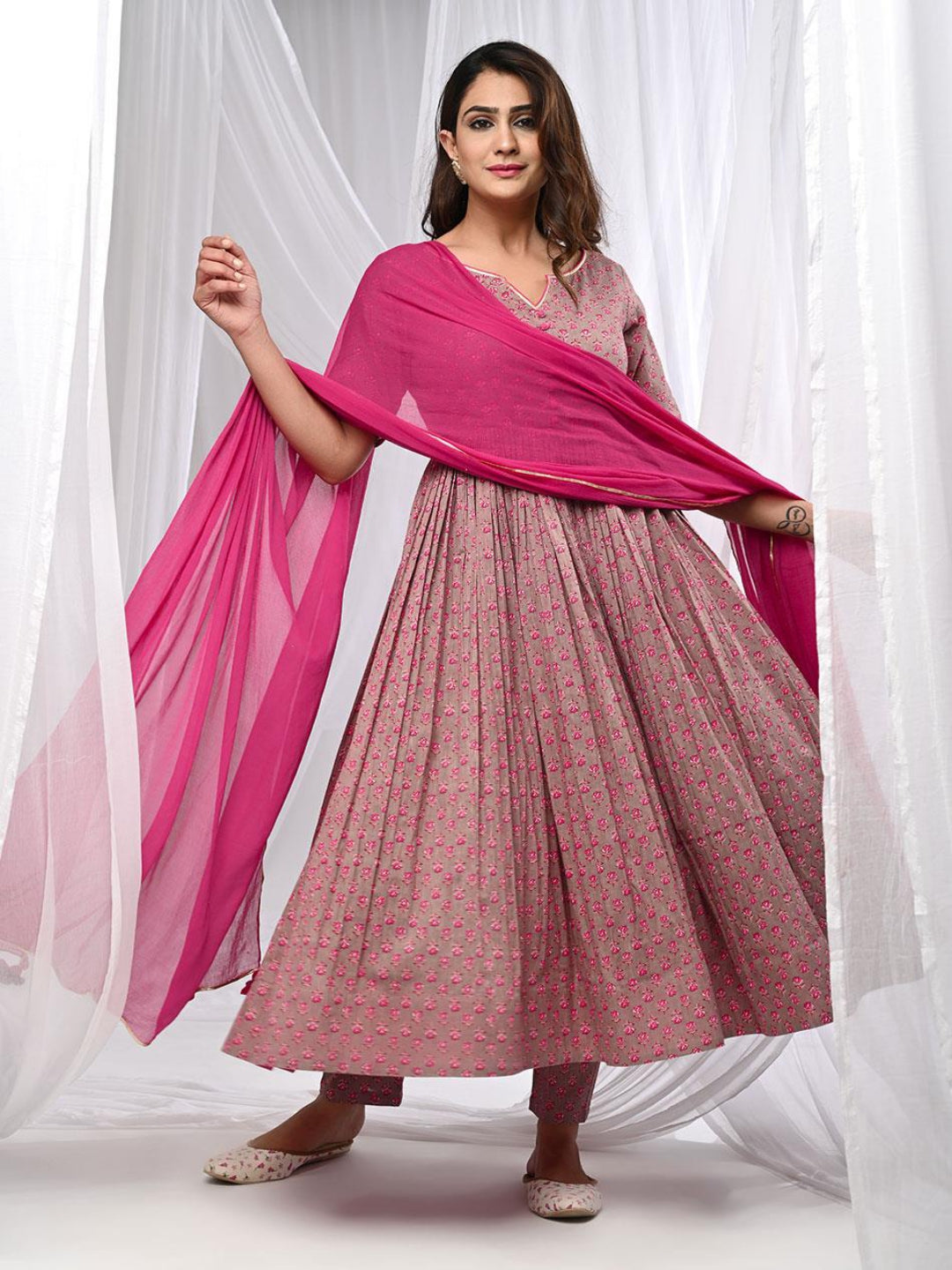 Fulwari-Rani-Anarkali-Kurta-Set-With-Dupatta