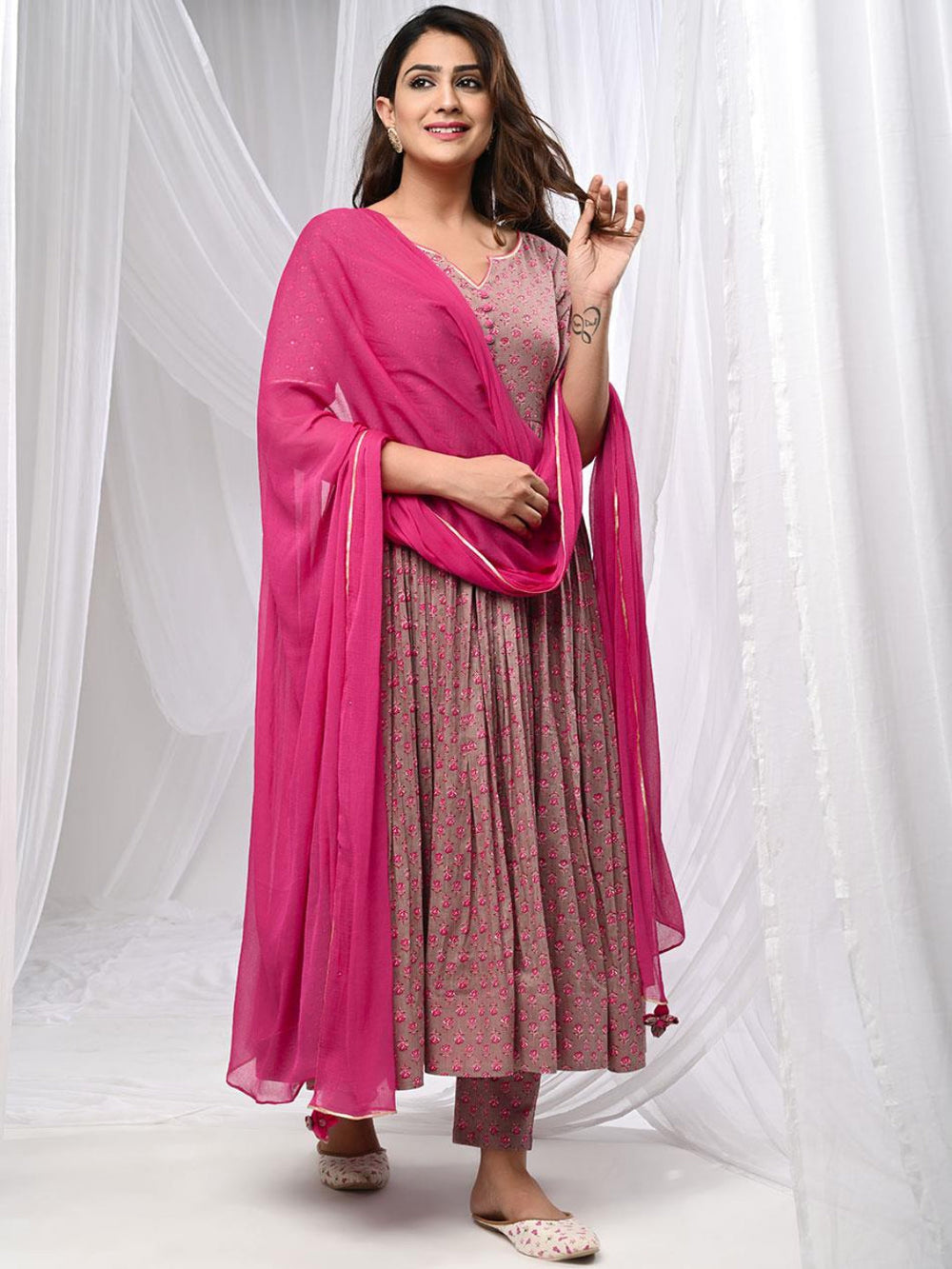 Fulwari-Rani-Anarkali-Kurta-Set-With-Dupatta