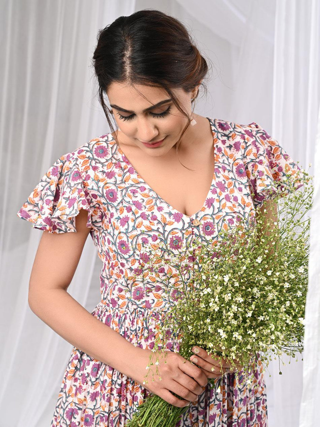Fulwari-Violet-Cotton-Dress