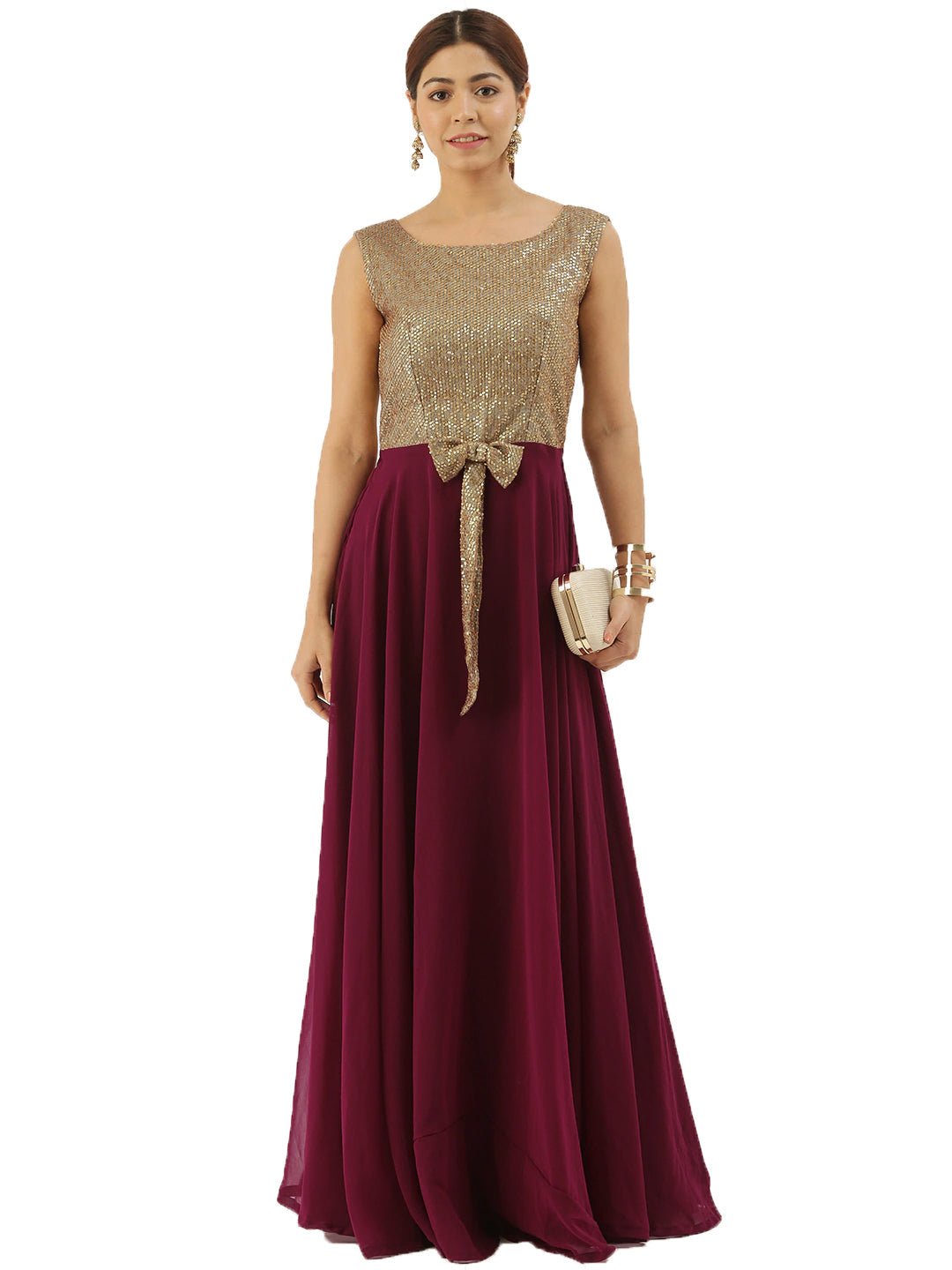 Gold and deals purple dress