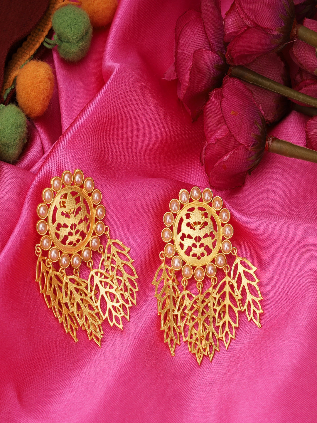 Jhumki earrings store gold