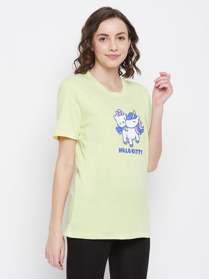 Graphic-Print-Sleep-T-Shirt-In-Light-Yellow