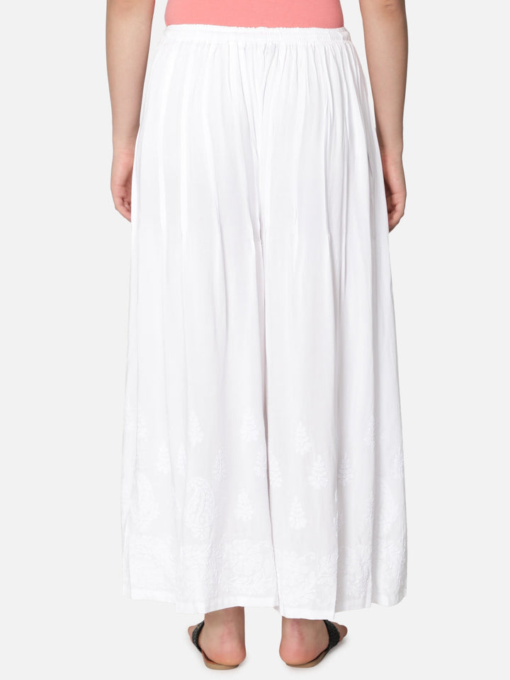 Hand-Embroidered-White-Cotton-Shararas