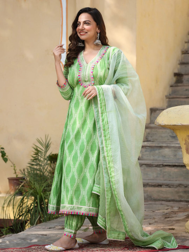 Kanizah-Green-Cotton-Anarkali-Suit-&-Dupatta