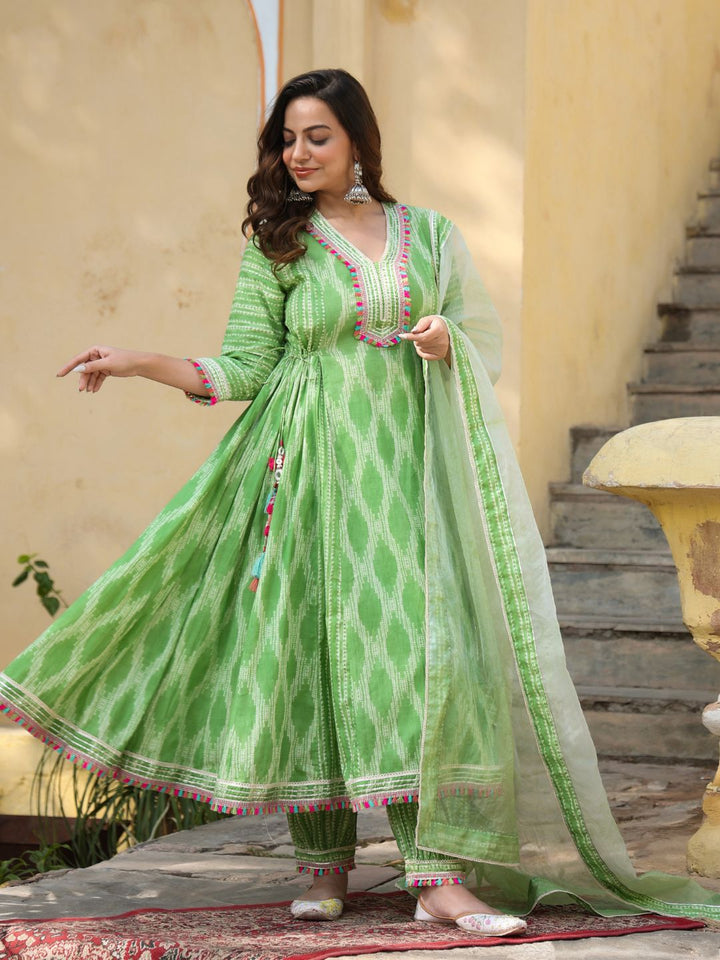 Kanizah-Green-Cotton-Anarkali-Suit-&-Dupatta
