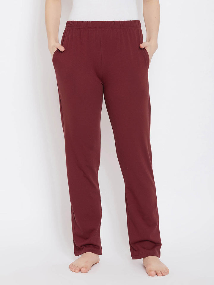Chic Basic Pyjama In Maroon