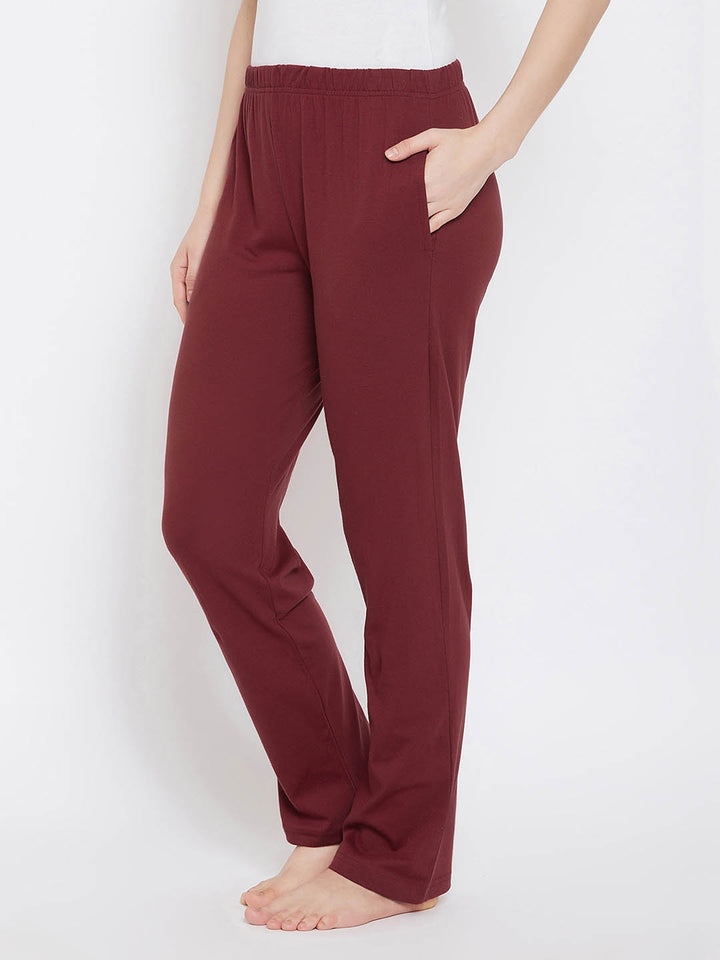 Chic Basic Pyjama In Maroon