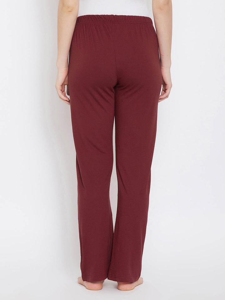 Chic Basic Pyjama In Maroon