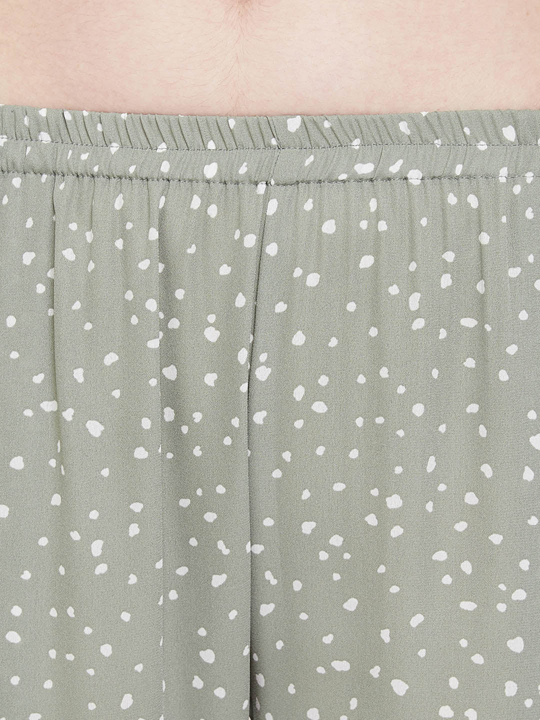 Print Me Pretty Shirt & Pyjama In Sage Green