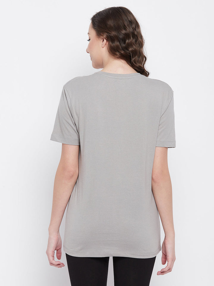 Light-Grey-Graphic-Print-Sleep-T-Shirt
